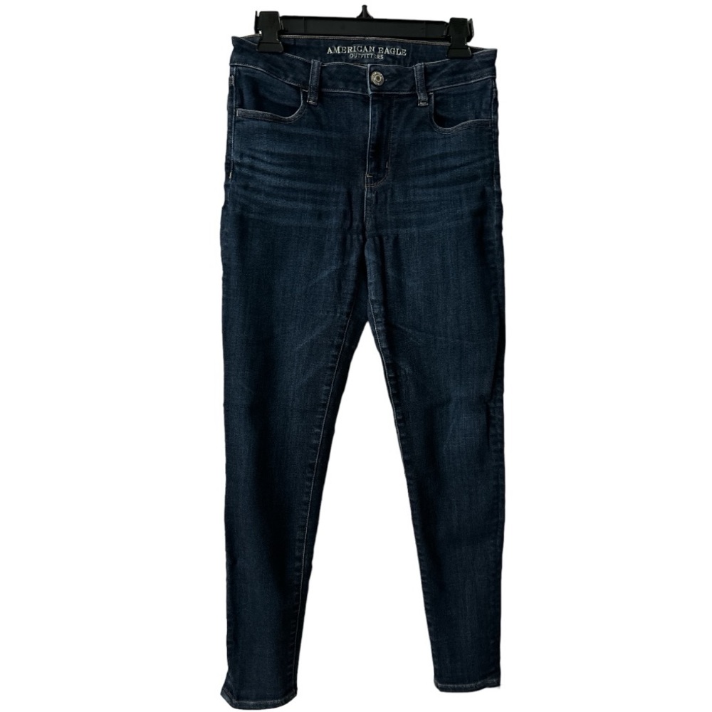 AE Hi-Rise Jegging - Dark Wash - Size 8